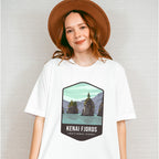 Kenai Fjords National Park Colorful Design - National Parks Unisex Crewneck T-Shirt Sweatshirt Hoodie