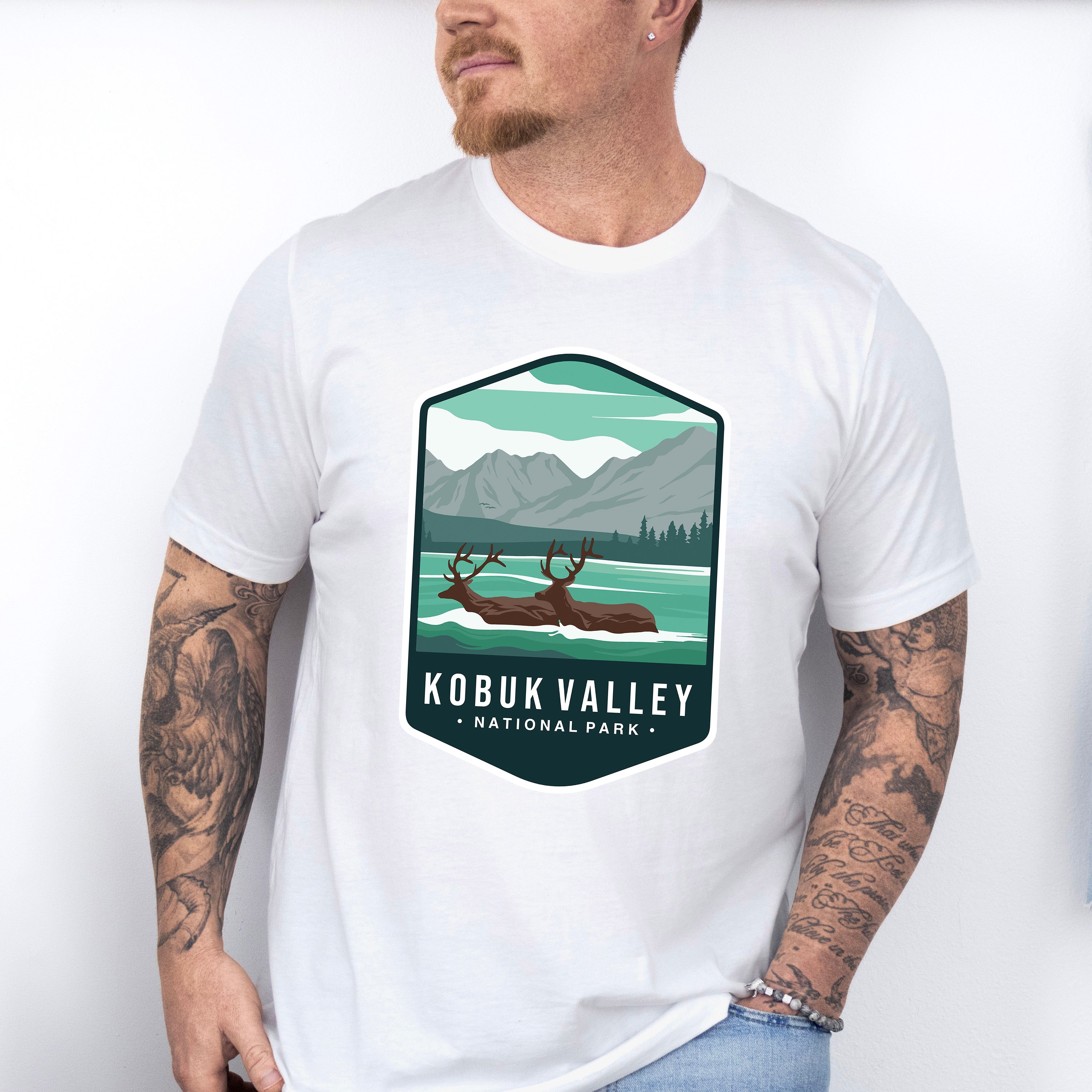 Kobuk Valley National Park Colorful Design - National Parks Unisex Crewneck T-Shirt Sweatshirt Hoodie