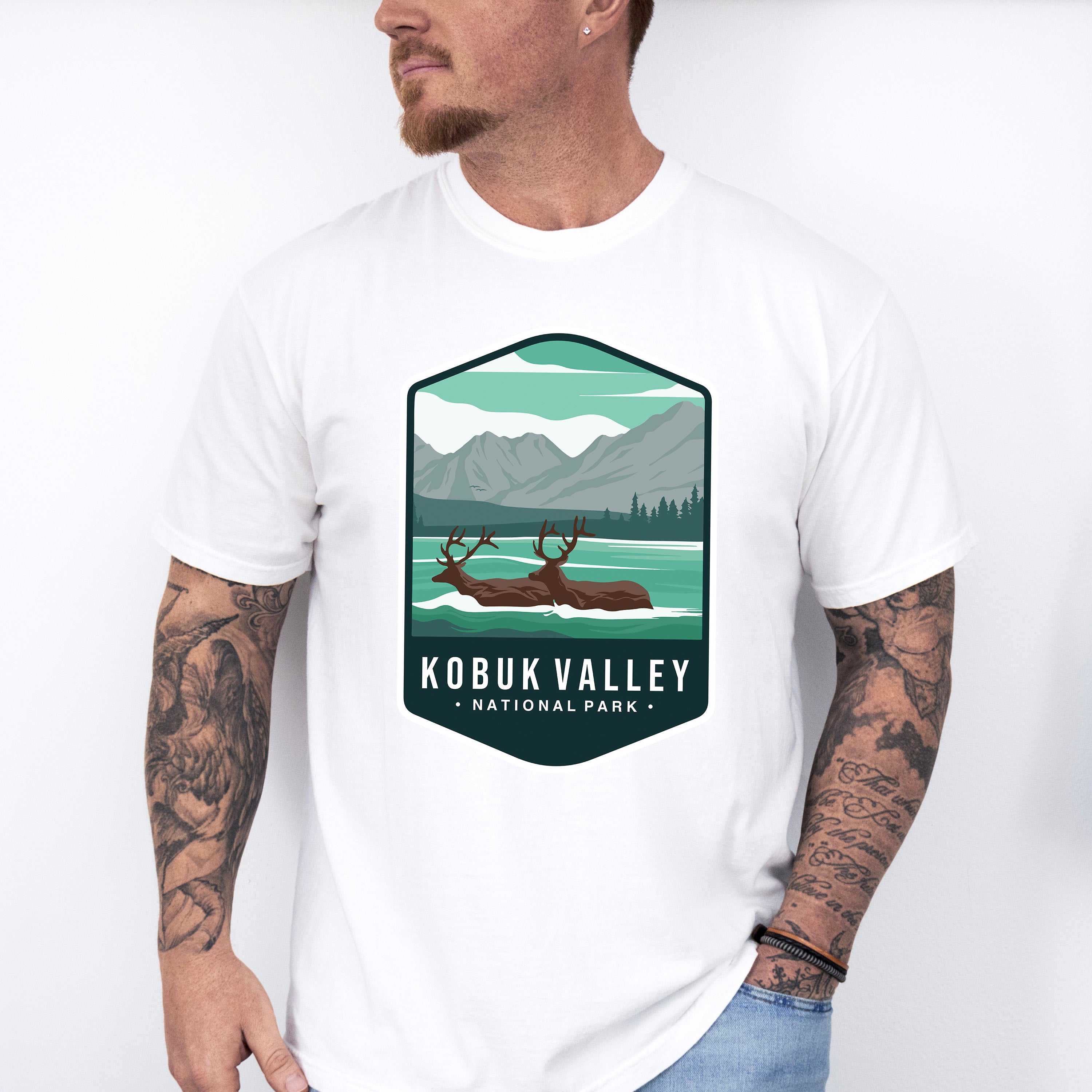 Kobuk Valley National Park Colorful Design - National Parks Unisex Crewneck T-Shirt Sweatshirt Hoodie