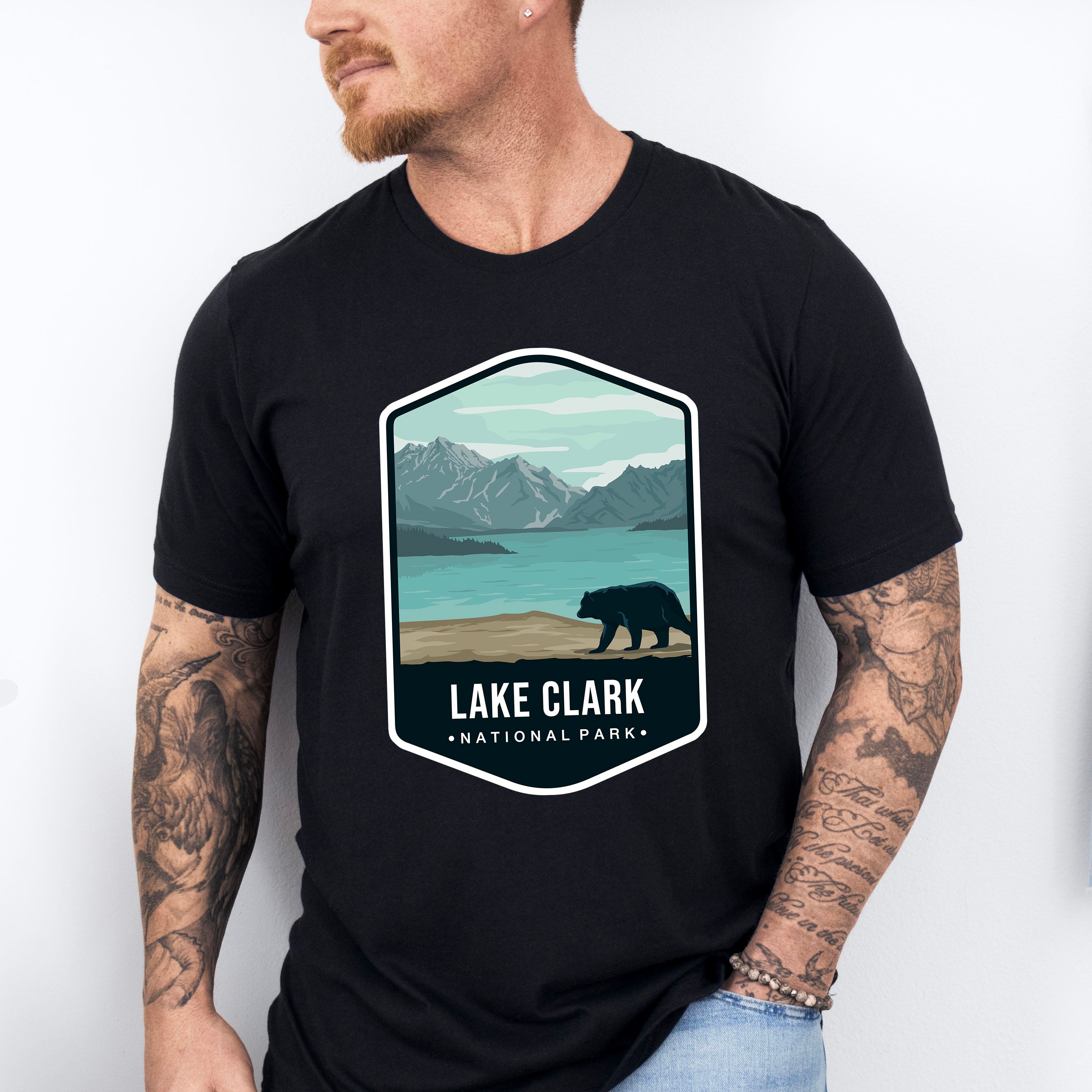 Lake Clark National Park Colorful Design - National Parks Unisex Crewneck T-Shirt Sweatshirt Hoodie