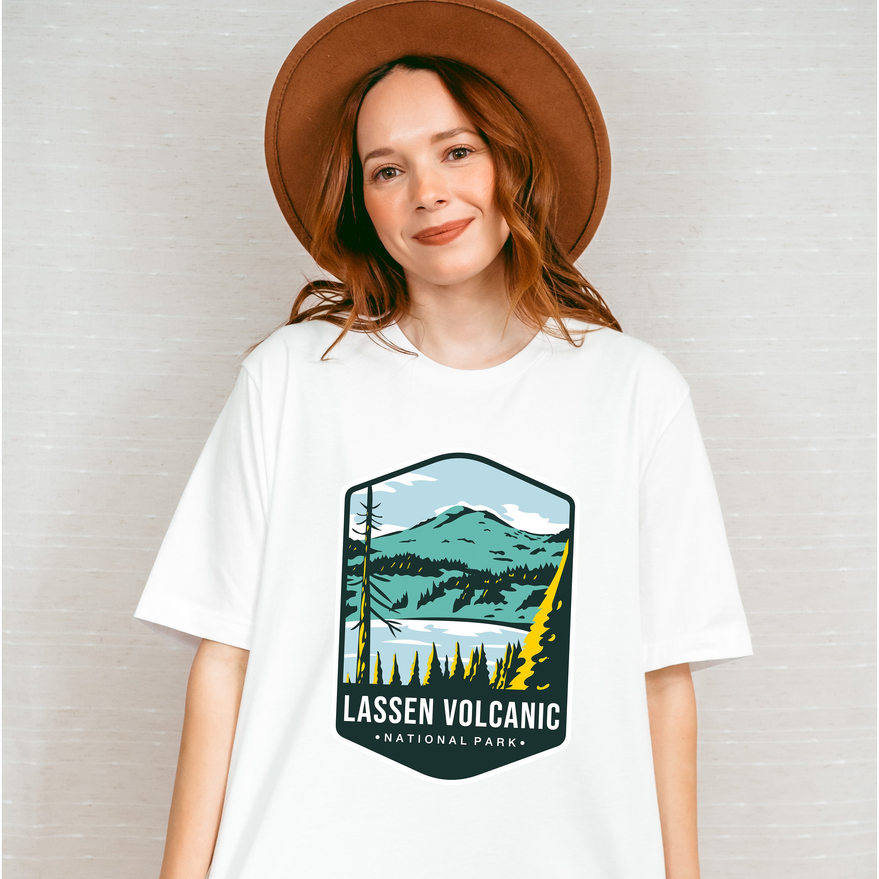 Lassen Volcanic National Park Colorful Design - National Parks Unisex Crewneck T-Shirt Sweatshirt Hoodie