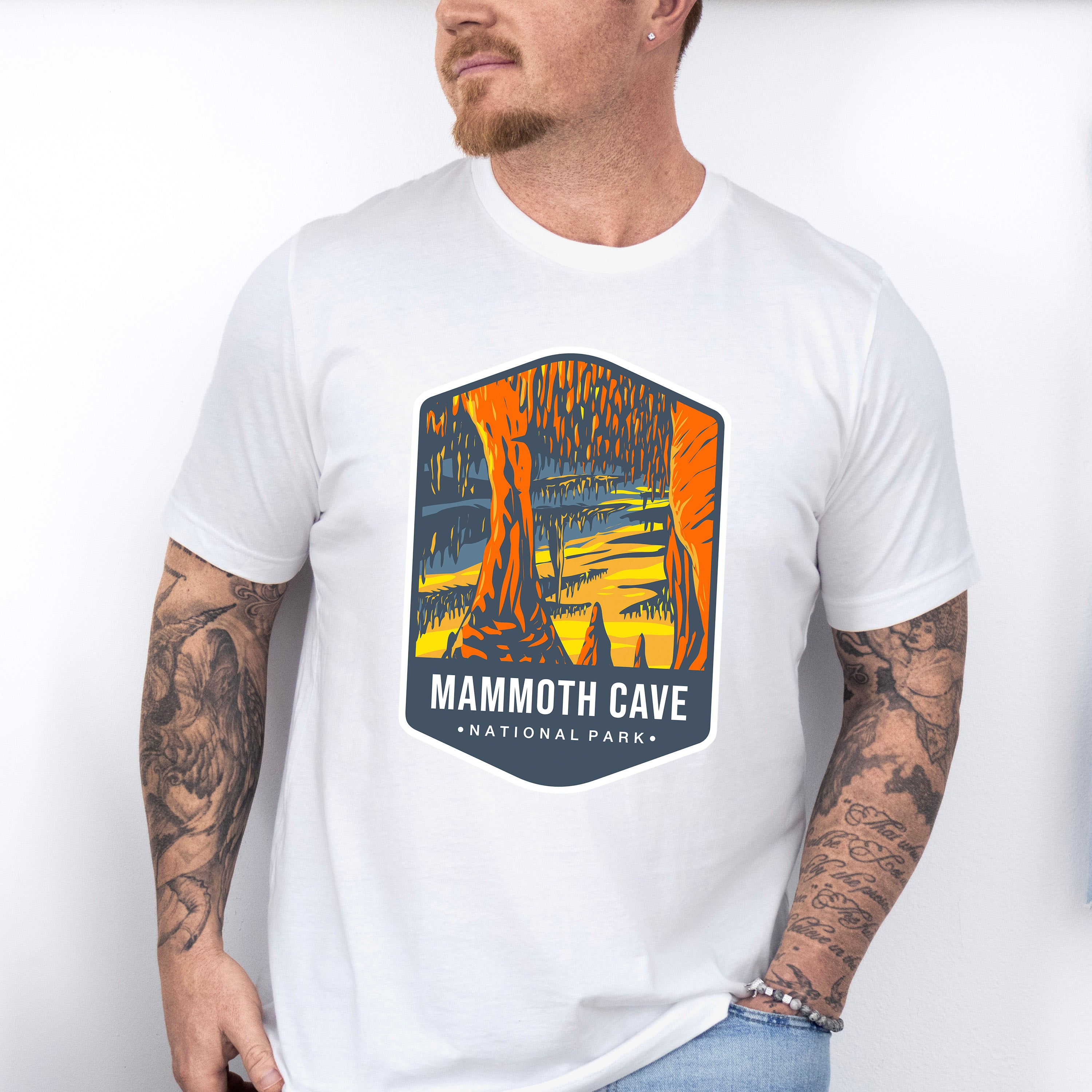 Mammoth Cave National Park Colorful Design - National Parks Unisex Crewneck T-Shirt Sweatshirt Hoodie
