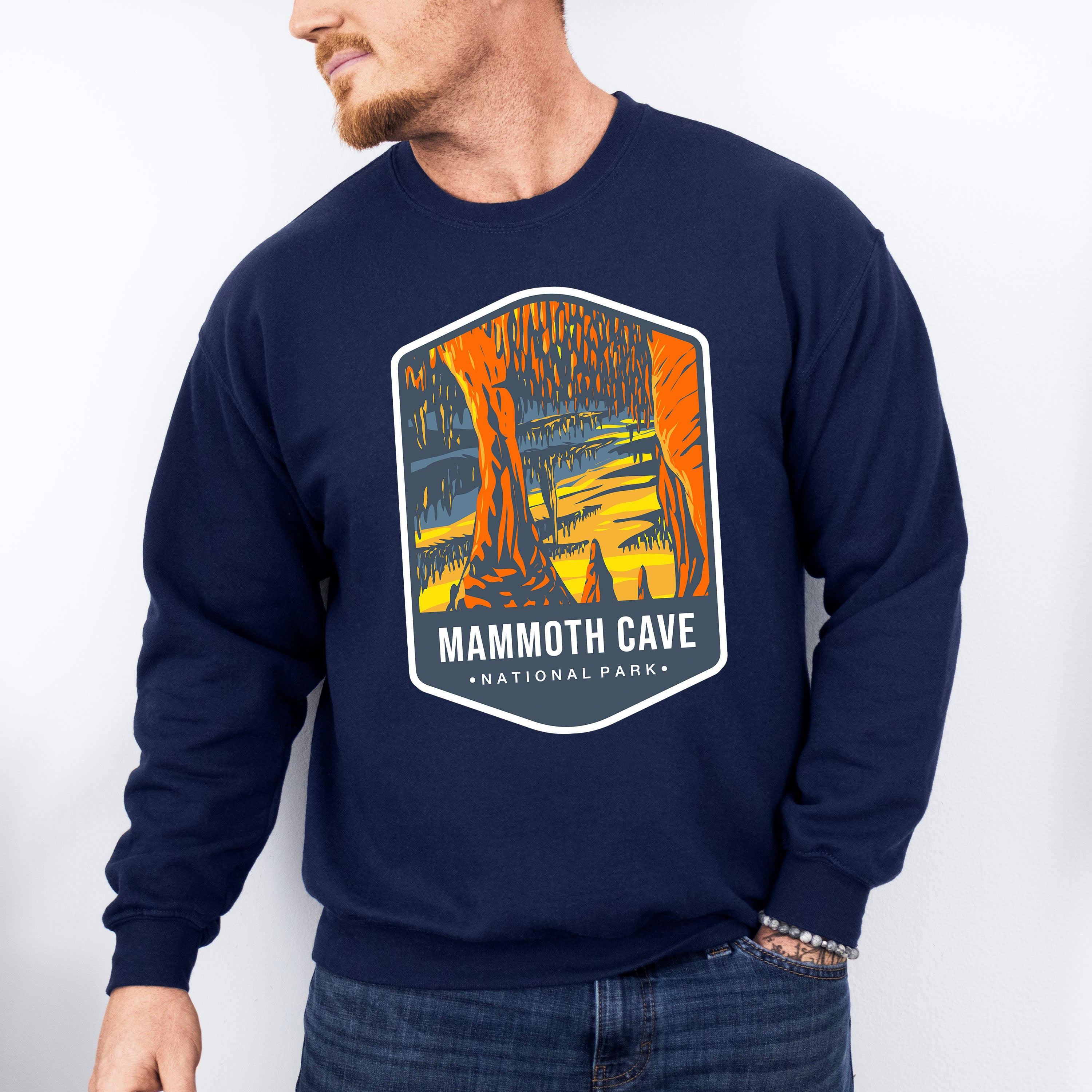 Mammoth Cave National Park Colorful Design - National Parks Unisex Crewneck T-Shirt Sweatshirt Hoodie