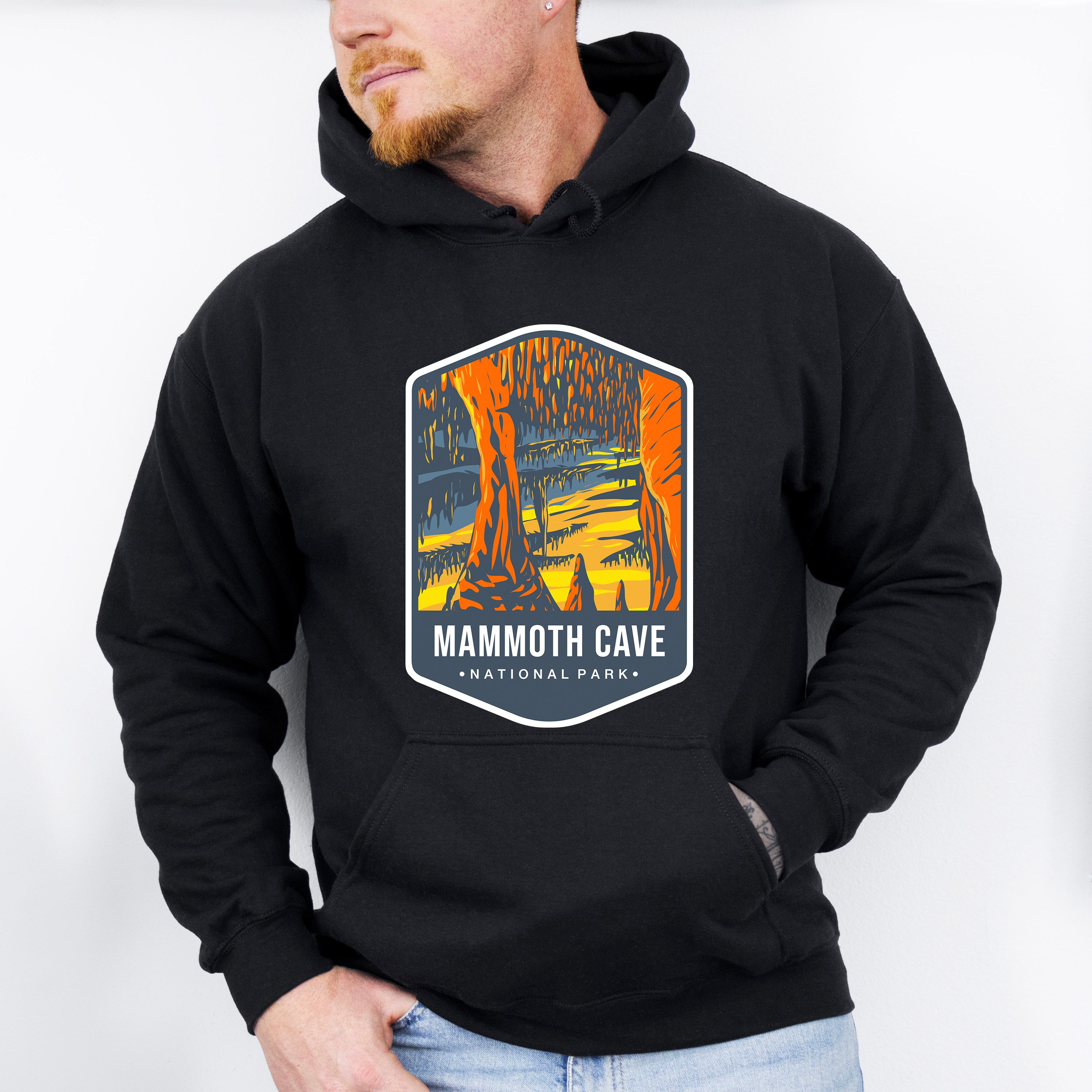 Mammoth Cave National Park Colorful Design - National Parks Unisex Crewneck T-Shirt Sweatshirt Hoodie