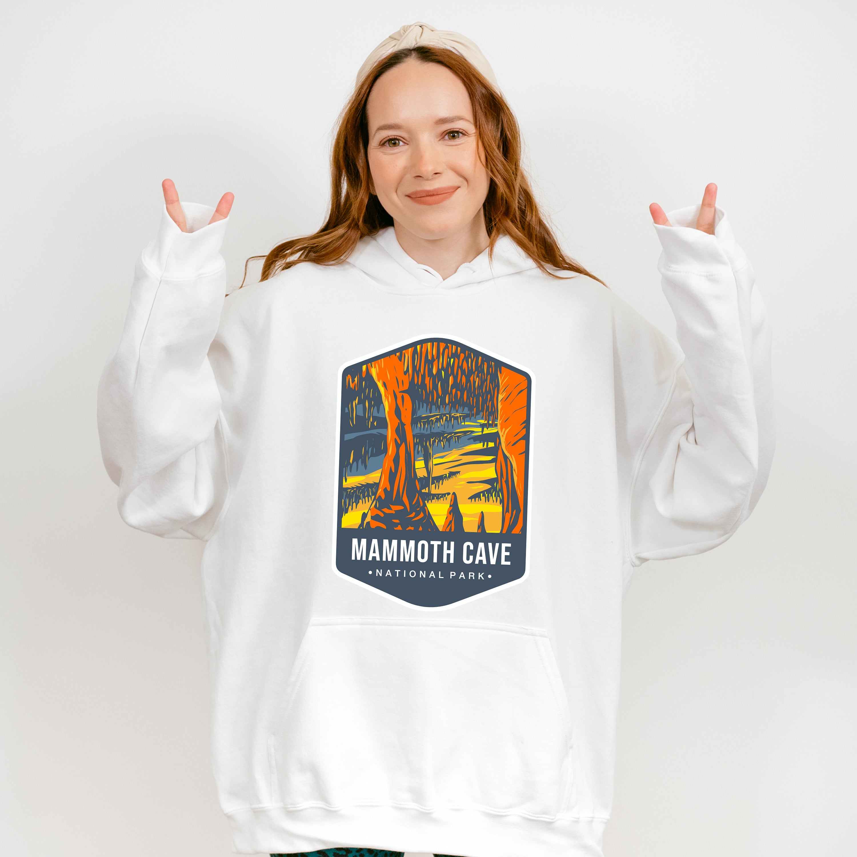 Mammoth Cave National Park Colorful Design - National Parks Unisex Crewneck T-Shirt Sweatshirt Hoodie