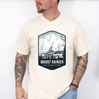 Mount Rainier National Park Colorful Design - National Parks Unisex Crewneck T-Shirt Sweatshirt Hoodie