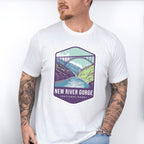 New River Gorge National Park Colorful Design - National Parks Unisex Crewneck T-Shirt Sweatshirt Hoodie