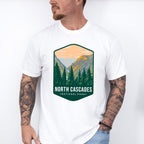 North Cascades National Park Colorful Design - National Parks Unisex Crewneck T-Shirt Sweatshirt Hoodie