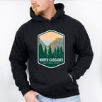 North Cascades National Park Colorful Design - National Parks Unisex Crewneck T-Shirt Sweatshirt Hoodie