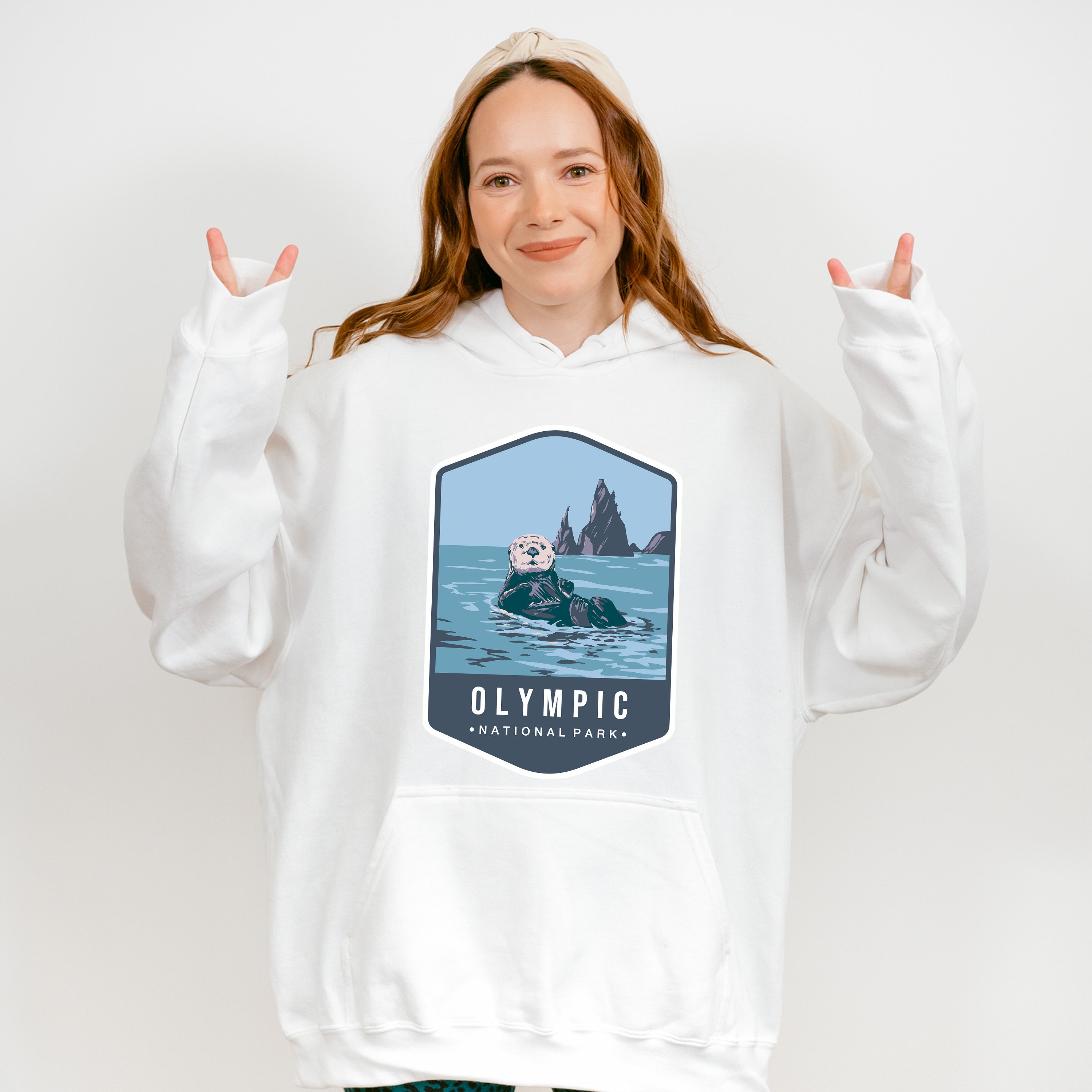 Olympic National Park Colorful Design - National Parks Unisex Crewneck T-Shirt Sweatshirt Hoodie