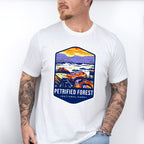 Petrified Forest National Park Blue Design - National Parks Unisex Crewneck T-Shirt Sweatshirt Hoodie