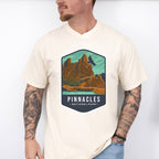 Pinnacles National Park Colorful Design - National Parks Unisex Crewneck T-Shirt Sweatshirt Hoodie