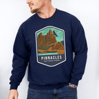 Pinnacles National Park Colorful Design - National Parks Unisex Crewneck T-Shirt Sweatshirt Hoodie