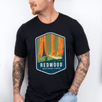 Redwood National Park Colorful Design - National Parks Unisex Crewneck T-Shirt Sweatshirt Hoodie