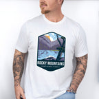 Rocky Mountains National Park Colorful Design - National Parks Unisex Crewneck T-Shirt Sweatshirt Hoodie