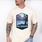 Rocky Mountains National Park Colorful Design - National Parks Unisex Crewneck T-Shirt Sweatshirt Hoodie