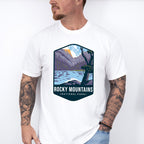 Rocky Mountains National Park Colorful Design - National Parks Unisex Crewneck T-Shirt Sweatshirt Hoodie