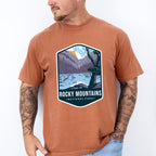 Rocky Mountains National Park Colorful Design - National Parks Unisex Crewneck T-Shirt Sweatshirt Hoodie