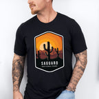 Saguaro National Park Colorful Design - National Parks Unisex Crewneck T-Shirt Sweatshirt Hoodie