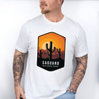 Saguaro National Park Colorful Design - National Parks Unisex Crewneck T-Shirt Sweatshirt Hoodie