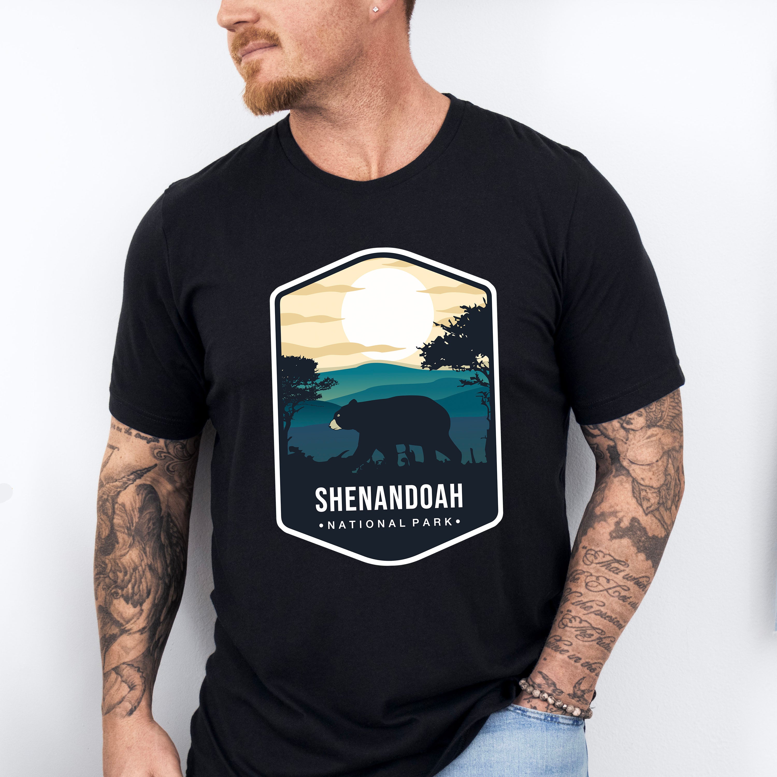 Shenandoah National Park Colorful Design - National Parks Unisex Crewneck T-Shirt Sweatshirt Hoodie