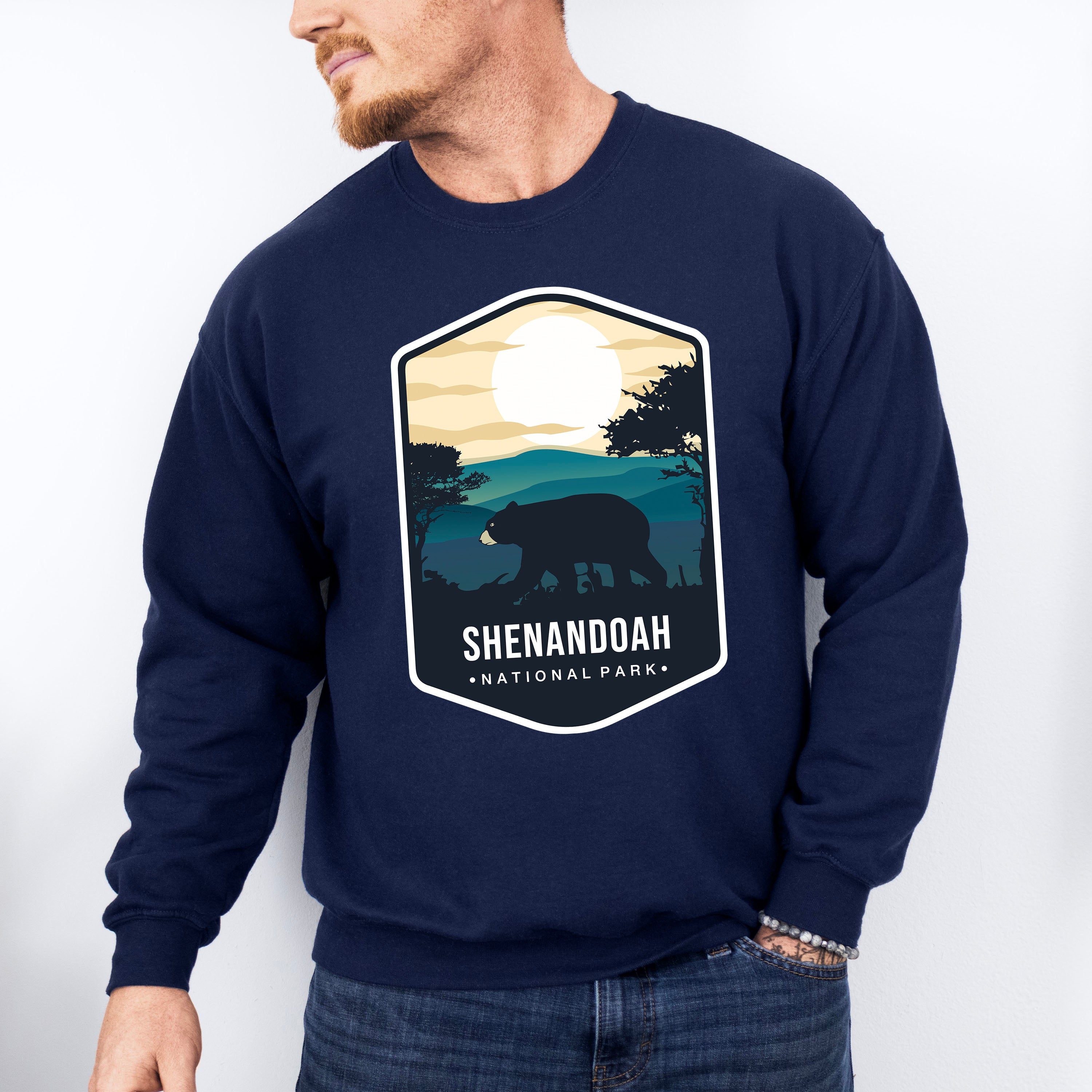 Shenandoah National Park Colorful Design - National Parks Unisex Crewneck T-Shirt Sweatshirt Hoodie