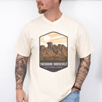 Theodore Roosevelt National Park Colorful Design - National Parks Unisex Crewneck T-Shirt Sweatshirt Hoodie