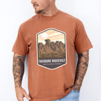 Theodore Roosevelt National Park Colorful Design - National Parks Unisex Crewneck T-Shirt Sweatshirt Hoodie