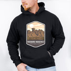 Theodore Roosevelt National Park Colorful Design - National Parks Unisex Crewneck T-Shirt Sweatshirt Hoodie