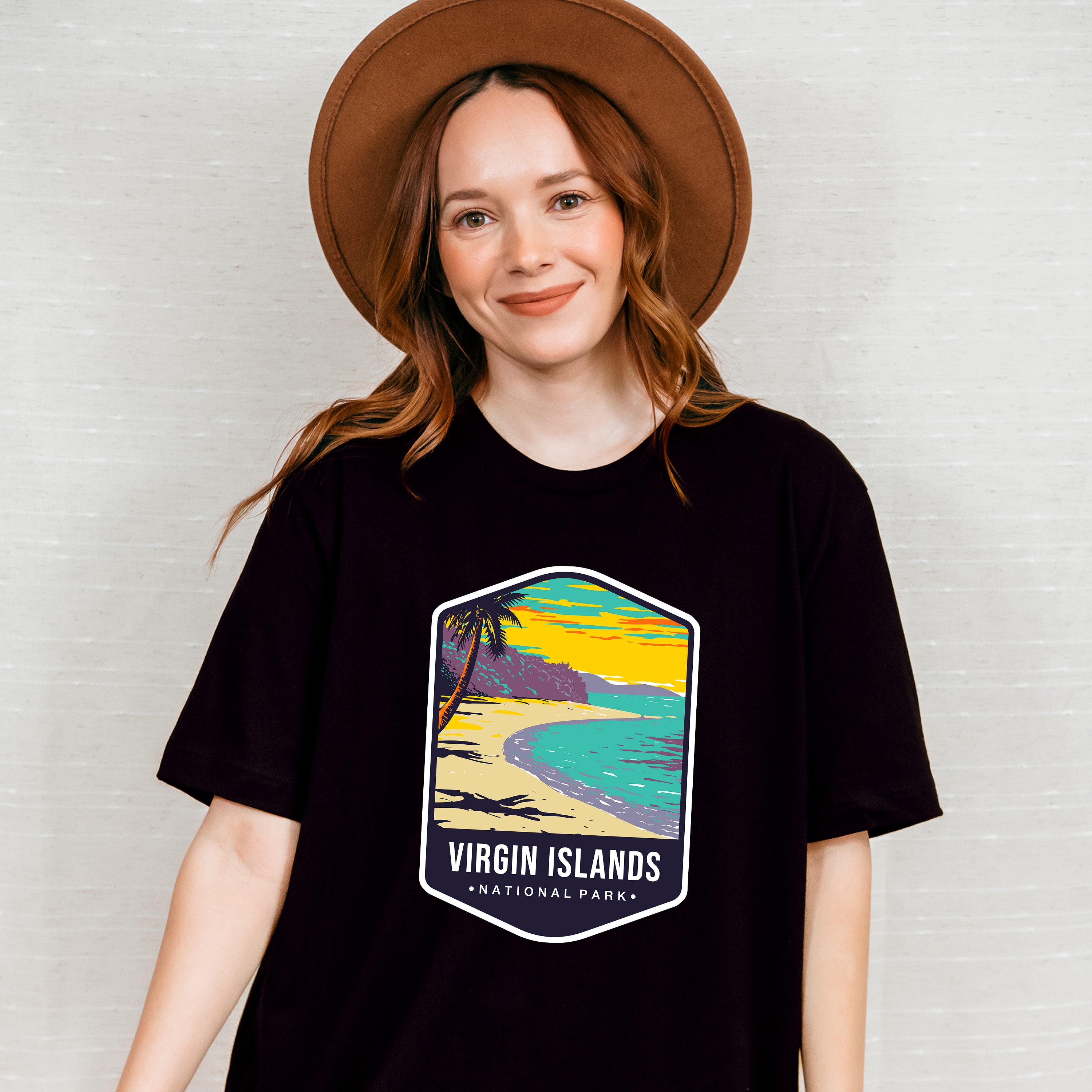 Virgin Islands National Park Colorful Design - National Parks Unisex Crewneck T-Shirt Sweatshirt Hoodie
