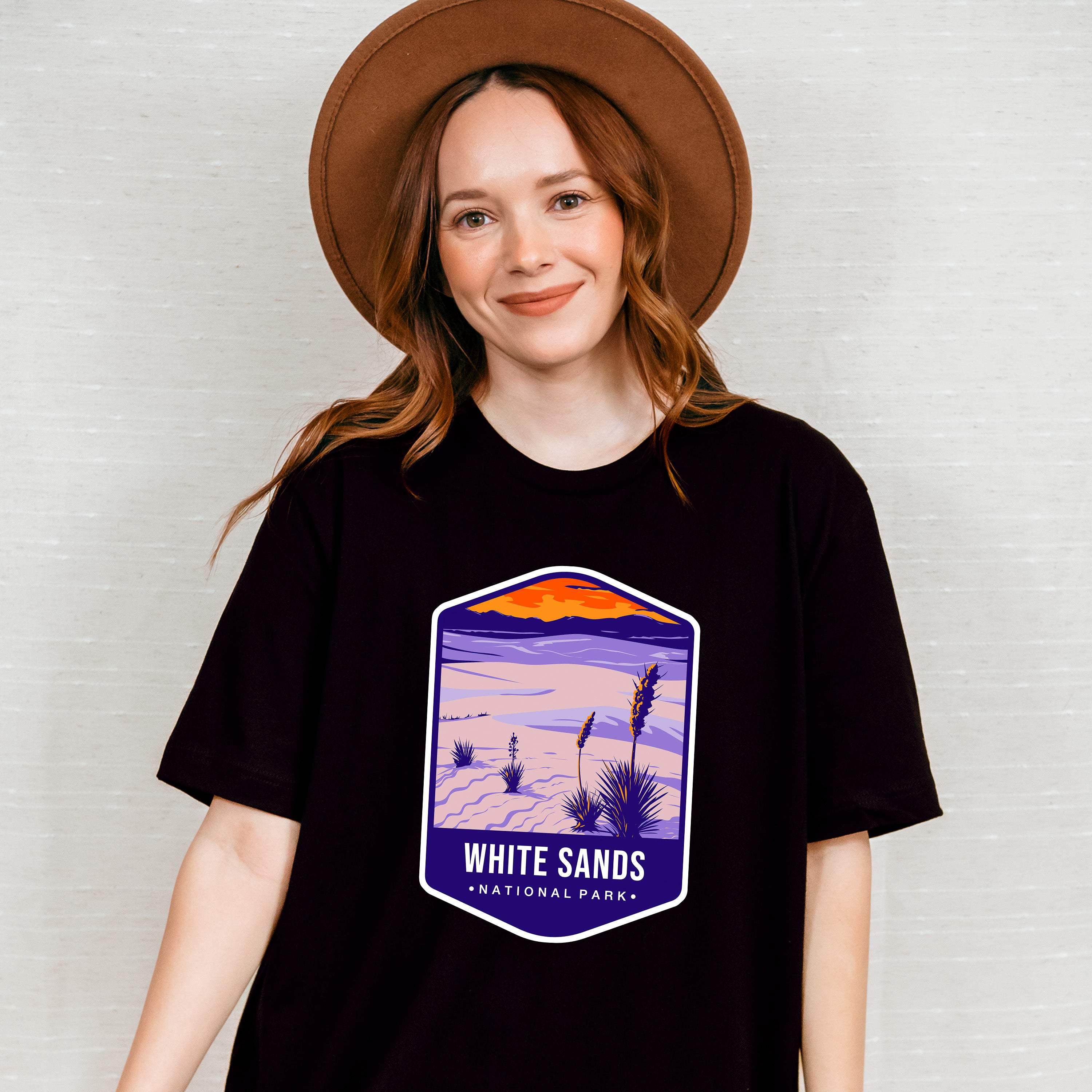 White Sands National Park Colorful Design - National Parks Unisex Crewneck T-Shirt Sweatshirt Hoodie