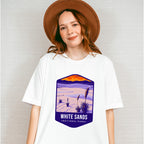 White Sands National Park Colorful Design - National Parks Unisex Crewneck T-Shirt Sweatshirt Hoodie
