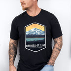 Wrangell St. Elias National Park Colorful Design - National Parks Unisex Crewneck T-Shirt Sweatshirt Hoodie