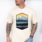 Wrangell St. Elias National Park Colorful Design - National Parks Unisex Crewneck T-Shirt Sweatshirt Hoodie