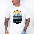 Wrangell St. Elias National Park Colorful Design - National Parks Unisex Crewneck T-Shirt Sweatshirt Hoodie
