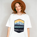 Wrangell St. Elias National Park Colorful Design - National Parks Unisex Crewneck T-Shirt Sweatshirt Hoodie