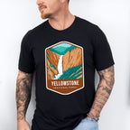 Yellowstone National Park Colorful Design - National Parks Unisex Crewneck T-Shirt Sweatshirt Hoodie