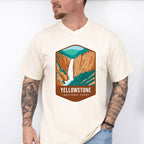 Yellowstone National Park Colorful Design - National Parks Unisex Crewneck T-Shirt Sweatshirt Hoodie