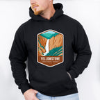 Yellowstone National Park Colorful Design - National Parks Unisex Crewneck T-Shirt Sweatshirt Hoodie