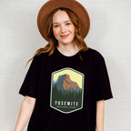 Yosemite National Park Colorful Design - National Parks Unisex Crewneck T-Shirt Sweatshirt Hoodie