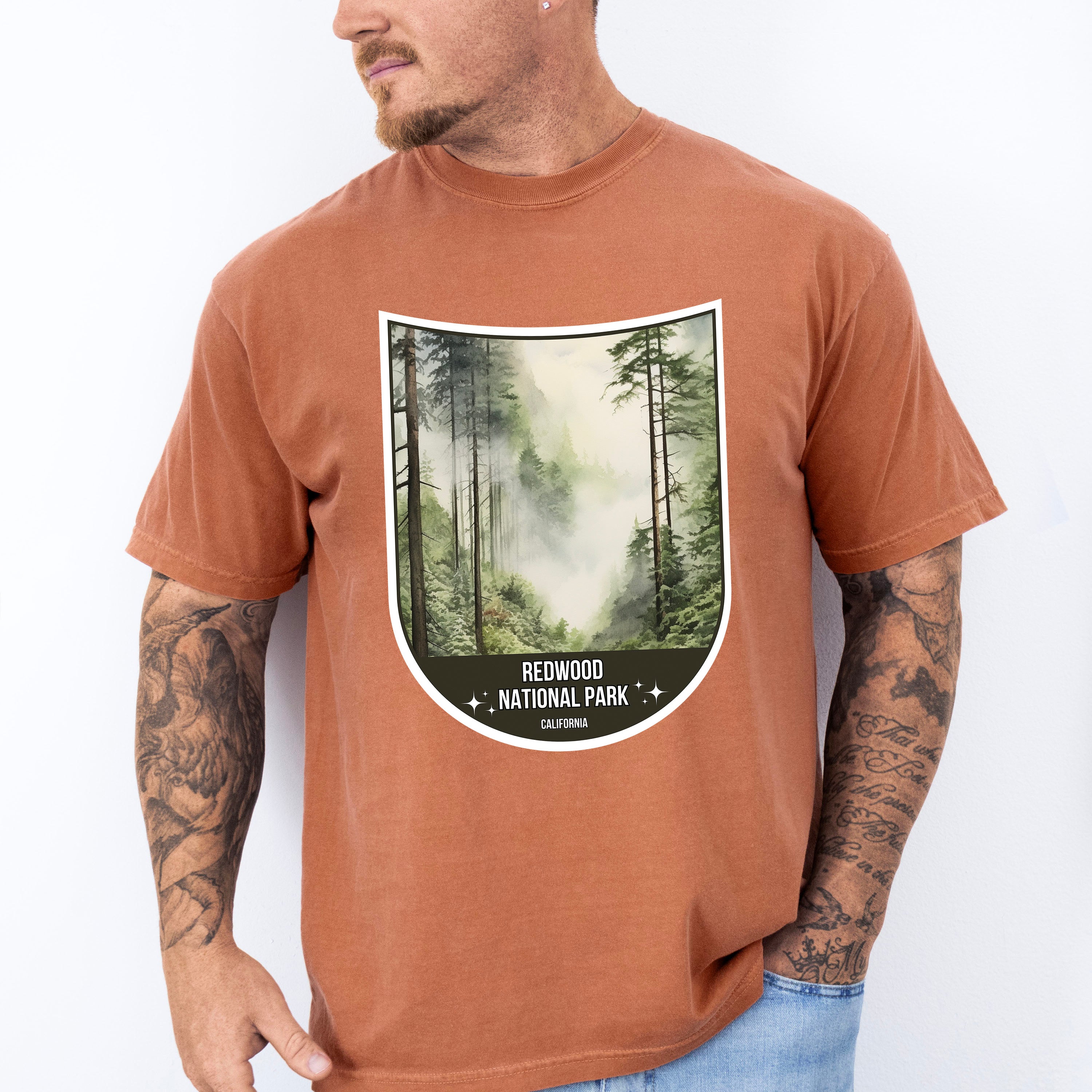 Redwood National Park California - National Parks Unisex Crewneck T-Shirt Sweatshirt Hoodie