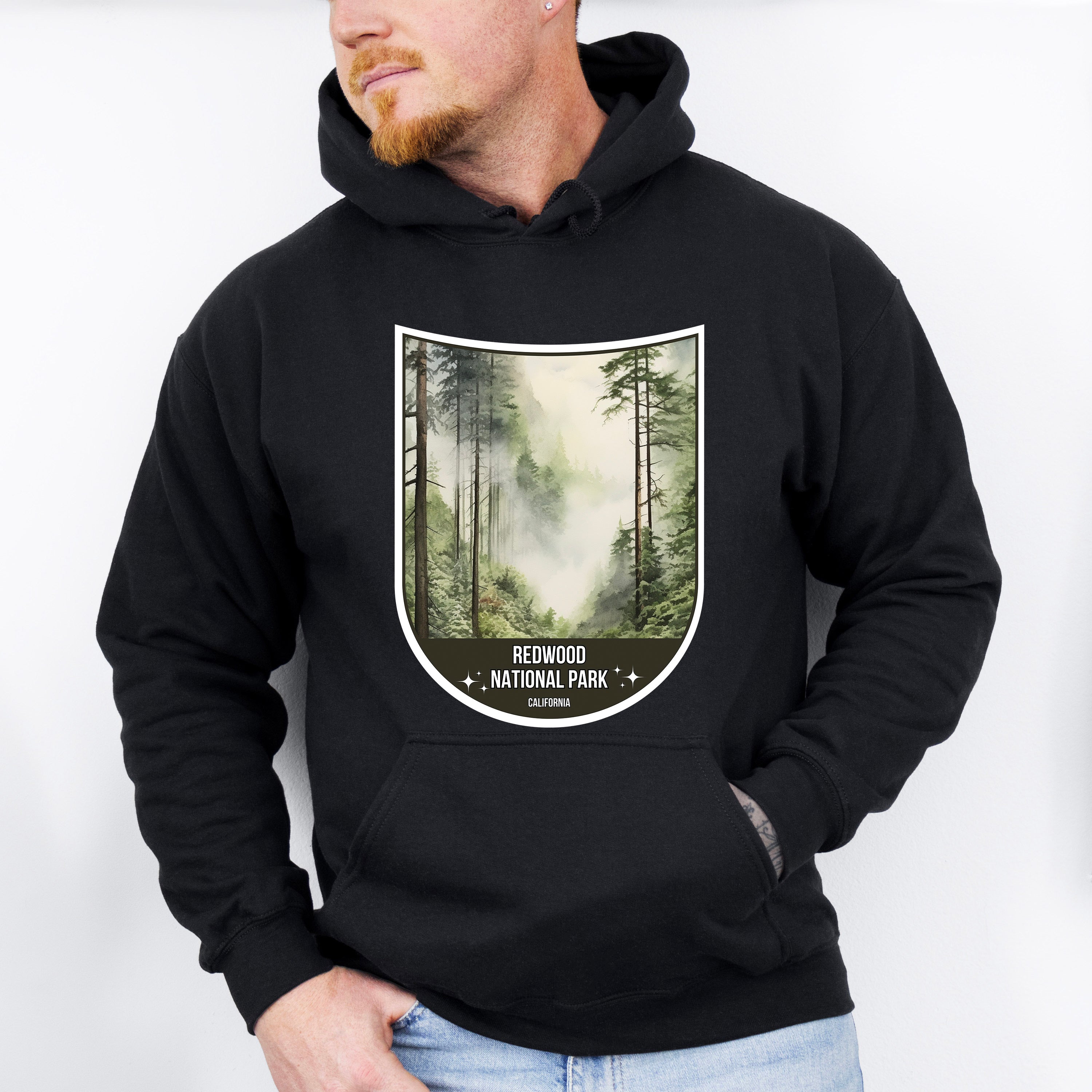 Redwood National Park California - National Parks Unisex Crewneck T-Shirt Sweatshirt Hoodie