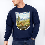 Saguaro Mountain National Park Arizona - National Parks Unisex Crewneck T-Shirt Sweatshirt Hoodie