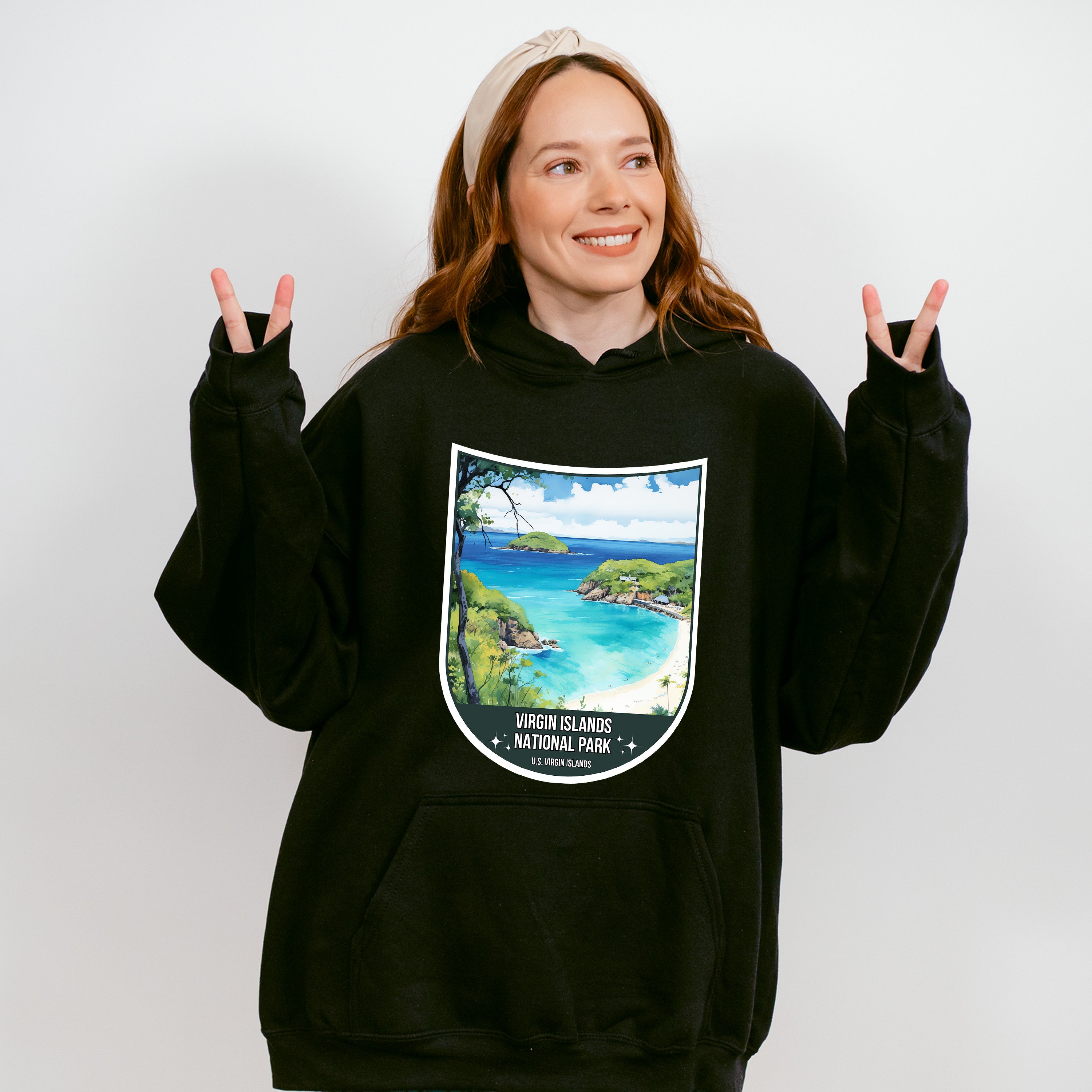 Virgin Islands National Park U.S Virgin Islands - National Parks Unisex Crewneck T-Shirt Sweatshirt Hoodie