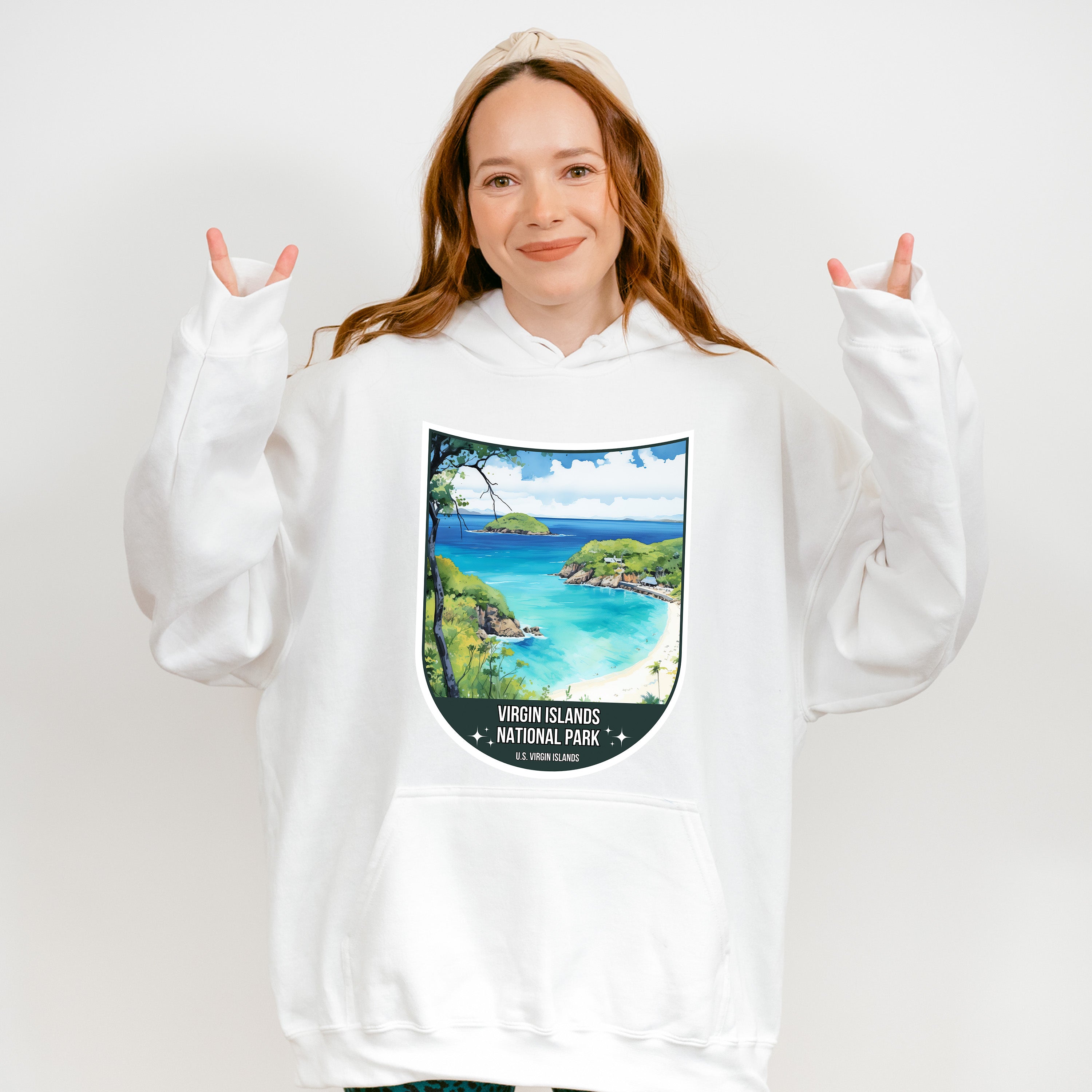 Virgin Islands National Park U.S Virgin Islands - National Parks Unisex Crewneck T-Shirt Sweatshirt Hoodie