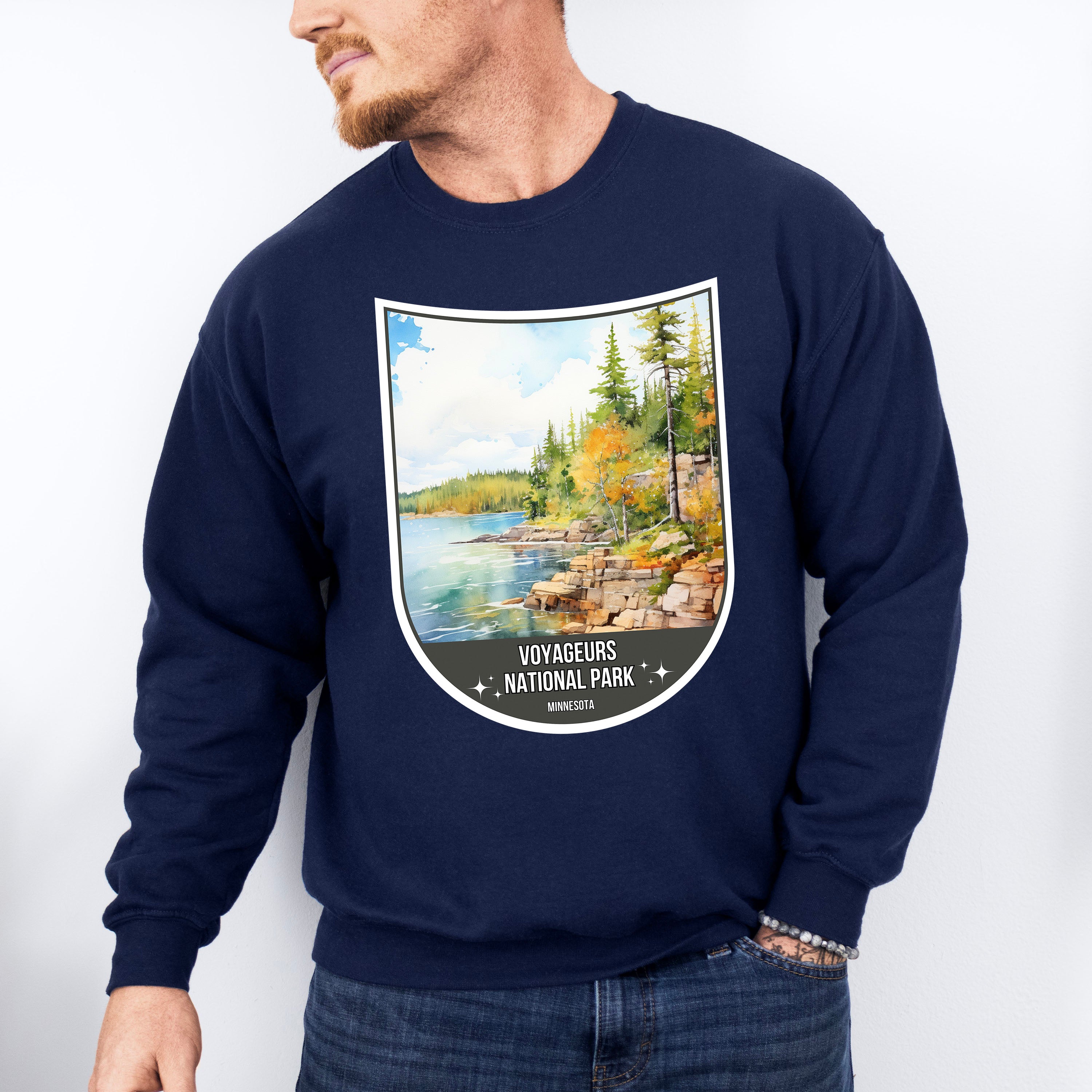 Voyageurs National Park Minnesota - National Parks Unisex Crewneck T-Shirt Sweatshirt Hoodie