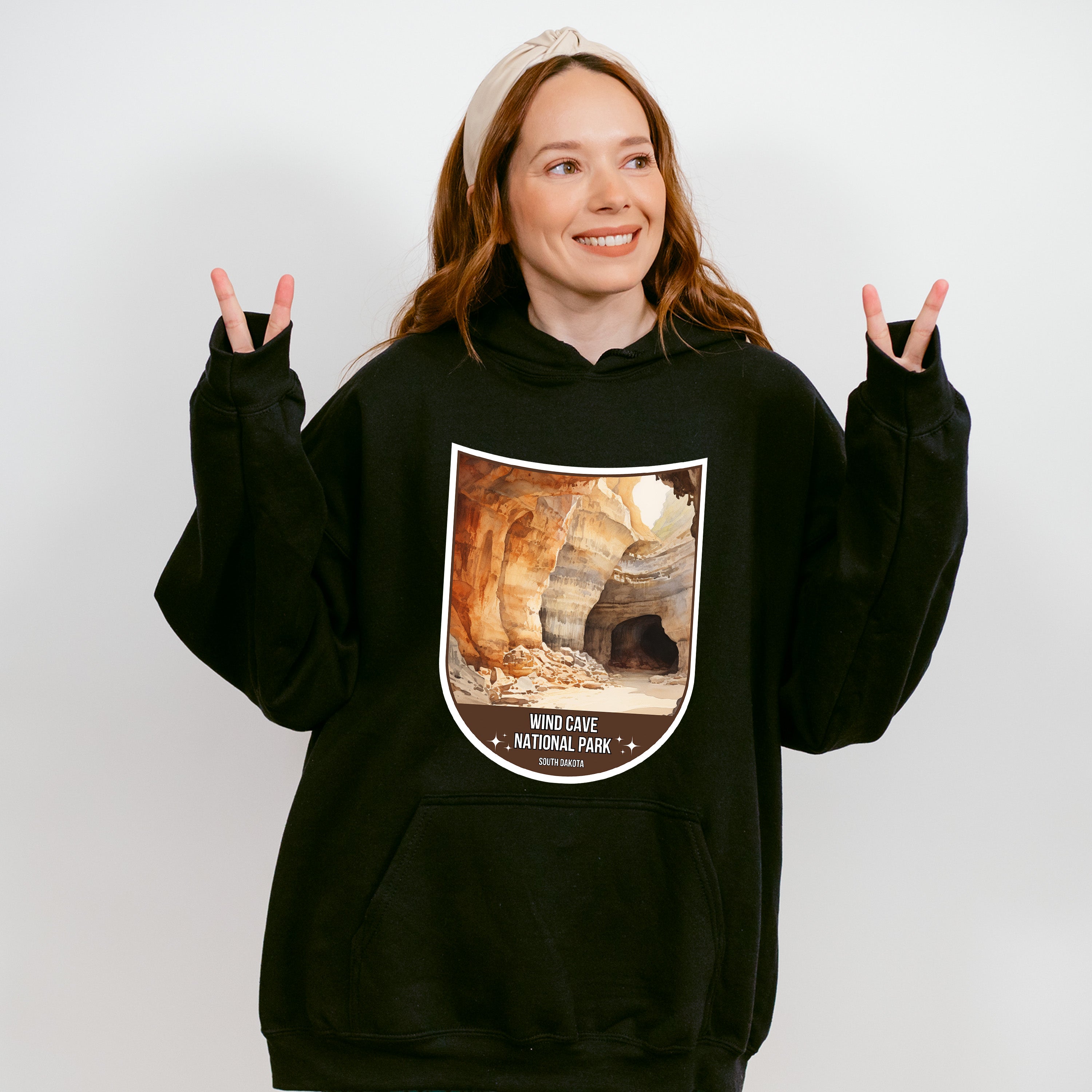 Wind Cave National Park South Dakota - National Parks Unisex Crewneck T-Shirt Sweatshirt Hoodie