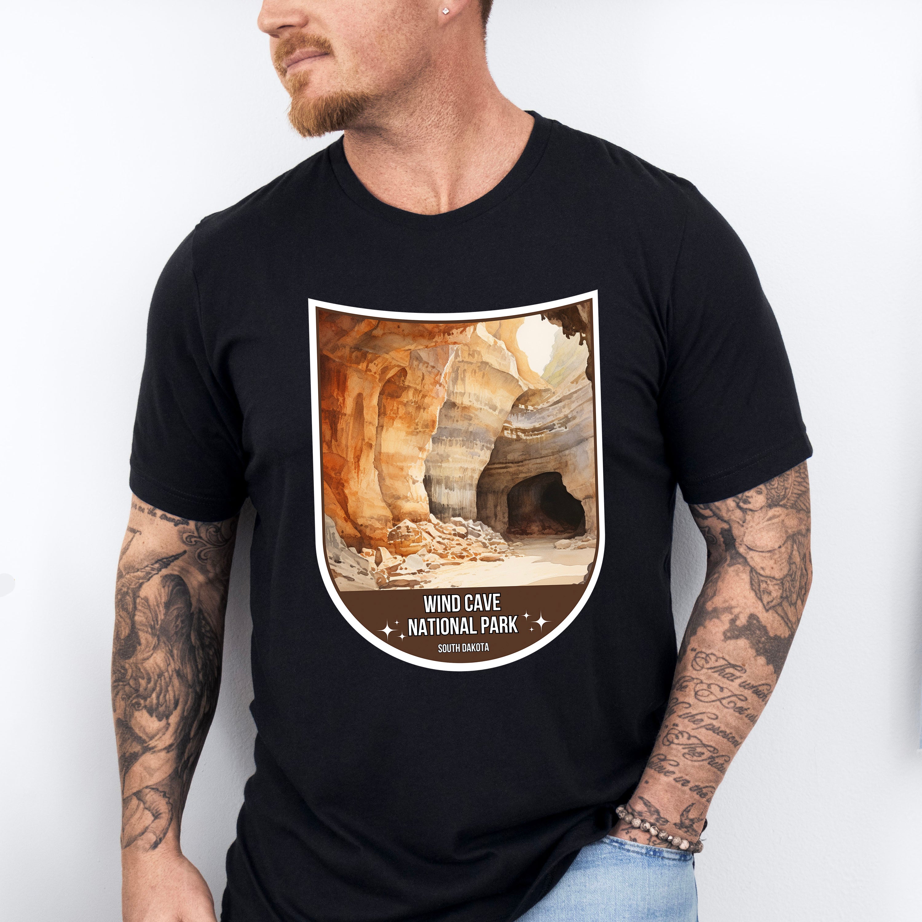 Wind Cave National Park South Dakota - National Parks Unisex Crewneck T-Shirt Sweatshirt Hoodie