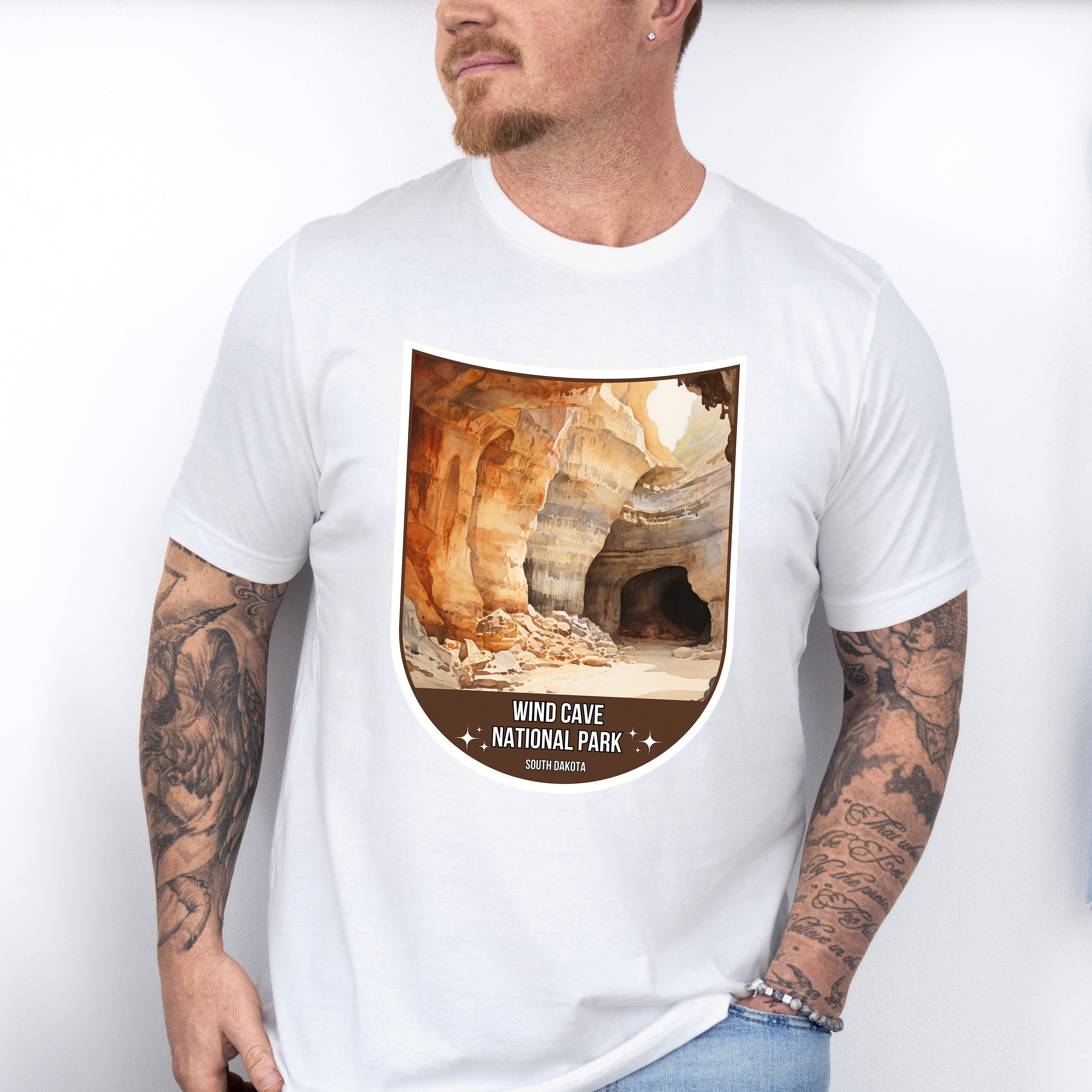 Wind Cave National Park South Dakota - National Parks Unisex Crewneck T-Shirt Sweatshirt Hoodie