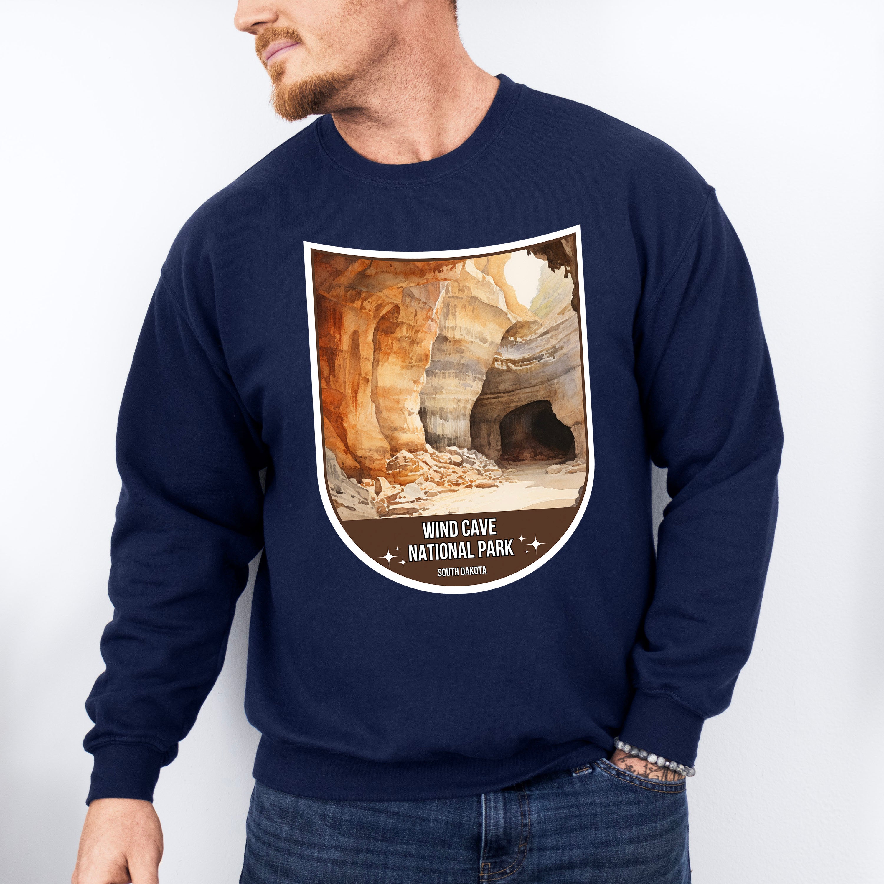 Wind Cave National Park South Dakota - National Parks Unisex Crewneck T-Shirt Sweatshirt Hoodie